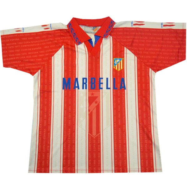 Camiseta Atletico Madrid Primera equipación Retro 1995 1996 Rojo